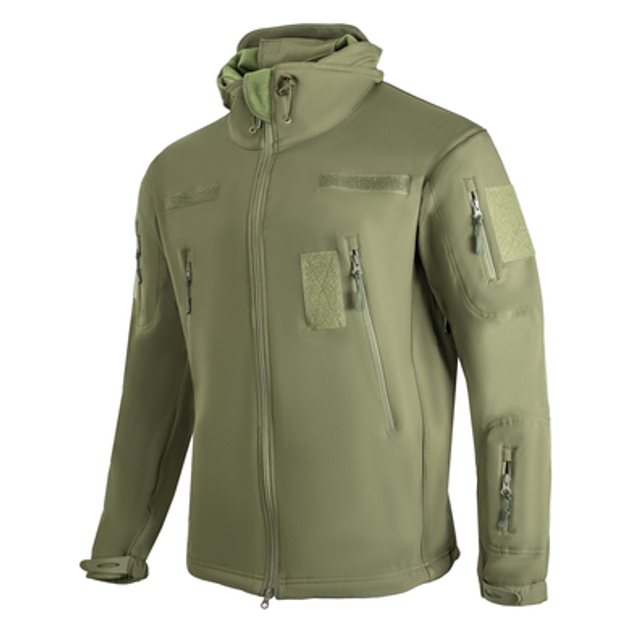 Куртка xl vik-tailor softshell olive - изображение 1