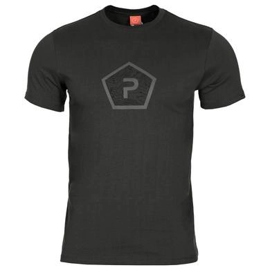 Чорна футболка shape pentagon m ageron - зображення 1