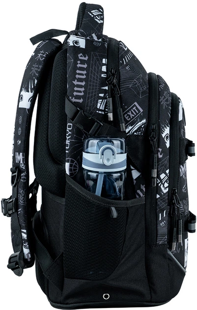 Рюкзак підлітковий Kite Education teens 42x29x20 см Принт/Чорний (K24-727M-2) - Фото 4 Рюкзак підлітковий Kite Education teens 42x29x20 см Принт/Чорний (K24-727M-2) - зображення 4