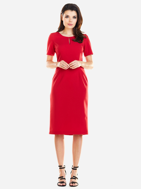 Sukienka ołówkowa damska Awama A252 XL Czerwona (5902360534636) - obraz 1