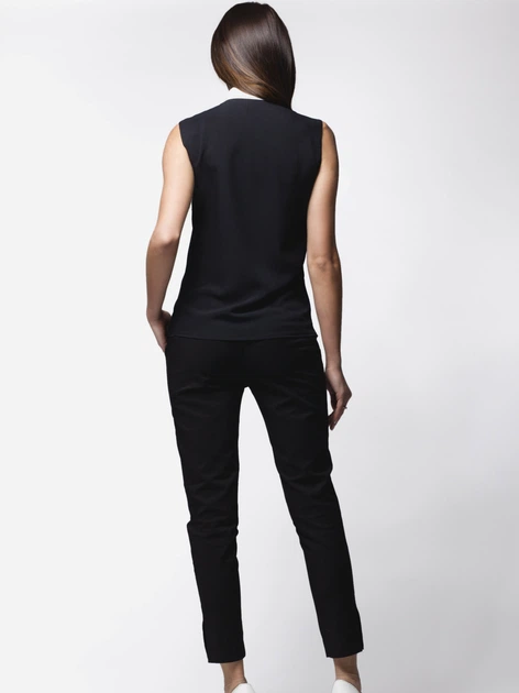 Блузка жіноча Awama A23 S Чорна (5902360500327) - зображення 4