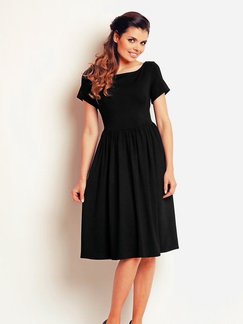 Плаття жіноче Awama A141 L Чорне (5902360515536) - зображення 1
