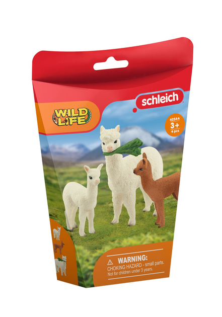 Figurki do gier Schleich Wild Life Rodzina alpak 3 szt (4059433289533) - obraz 3
