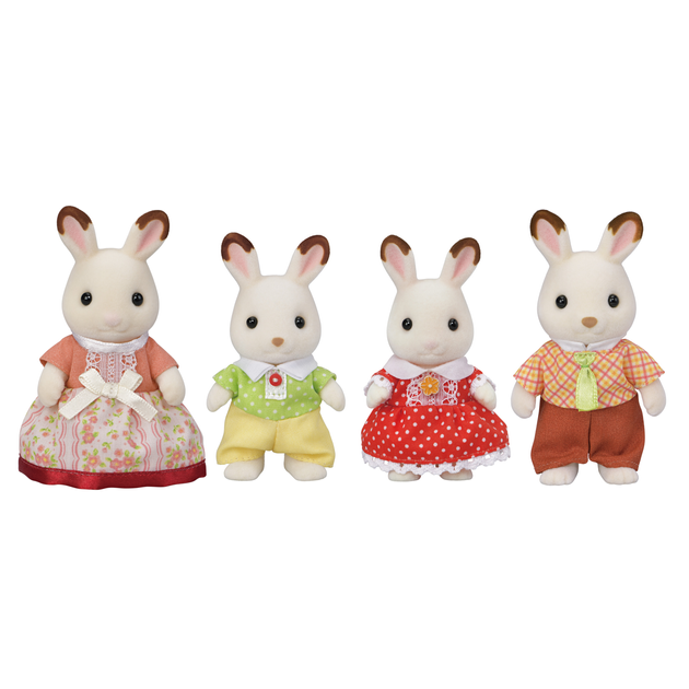 Набір іграшок Sylvanian Families Chocolate Rabbit Family (5054131056554) - зображення 1
