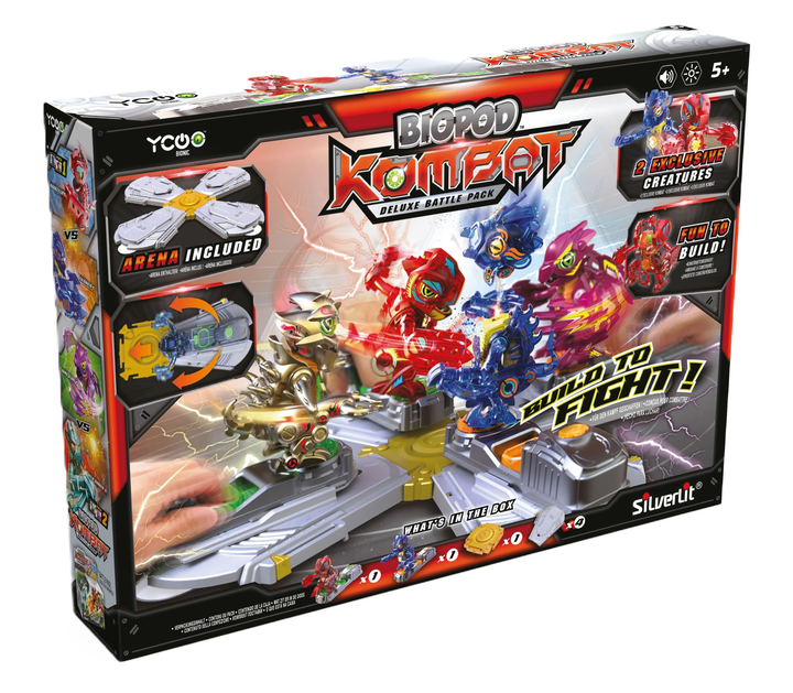 Набір іграшок Silverlit Ycoo Playset Biopod Kompat deluxe battle pack (4891813886600) - зображення 1