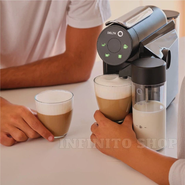 Кофеварка капсульная с автоматическим капучинатором Delta Q Mini