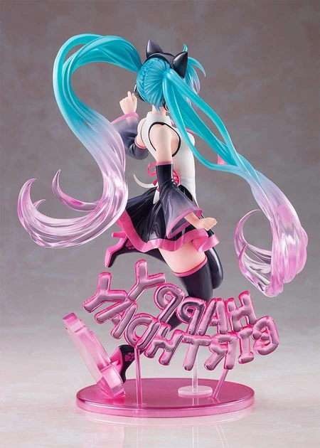 Фигурка Taito Vocaloid Hatsune Miku Happy Cat ver. Вокалоид Хацунэ Мику 23 см T V HM HC 23 - изображение 3
