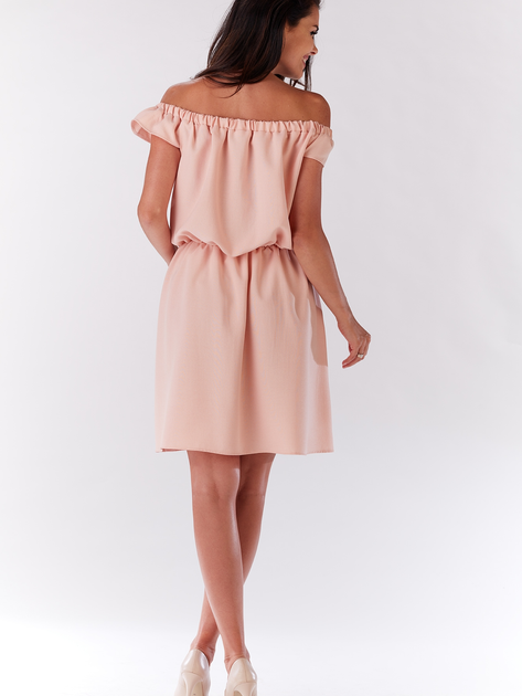Плаття коротке літнє жіноче Infinite You M136 S Рожеве (5902360580275) - зображення 2