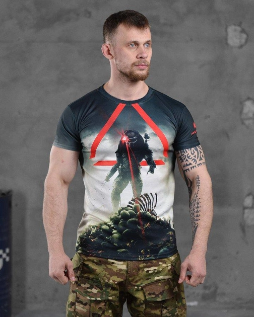 Тактическая потоотводящая футболка oblivion predator 0 M - изображение 1