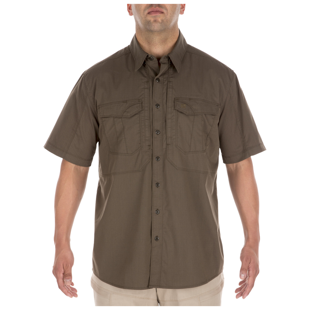Рубашка тактическая с коротким рукавом 5.11 Stryke™ Shirt - Short Sleeve 2XL Tundra - изображение 1