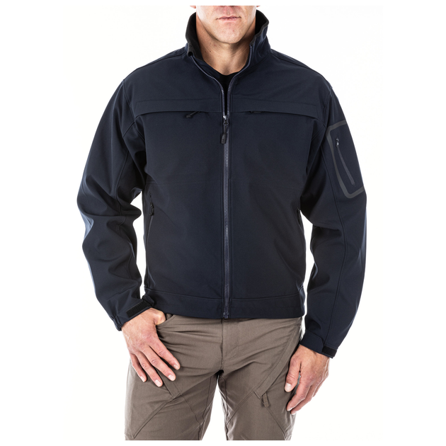 Куртка тактична для штормової погоди 5.11 Tactical Chameleon Softshell Jacket XL Dark Navy - зображення 1