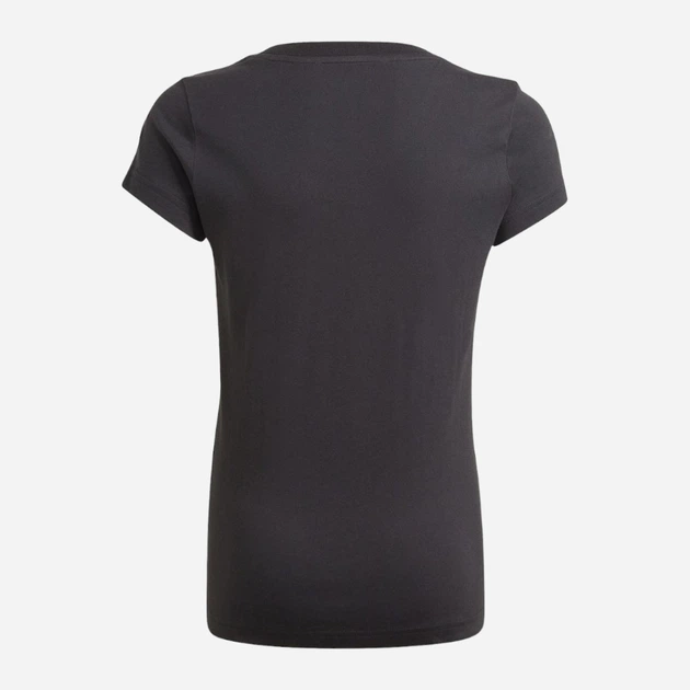 Koszulka młodzieżowa dla dziewczynki Adidas G Lin T GN4069 170 cm Czarna (4064036241239) - obraz 2
