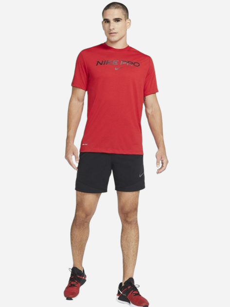 Koszulka męska Nike M Nk DB Tee Nike Pro Da1587-657 S Czerwona (194502437508) - obraz 3