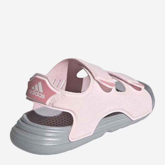 Дитячі босоніжки для дівчинки adidas Swim Sandal FY8937 31 Рожевий/Сірий (4064036677830) - зображення 3