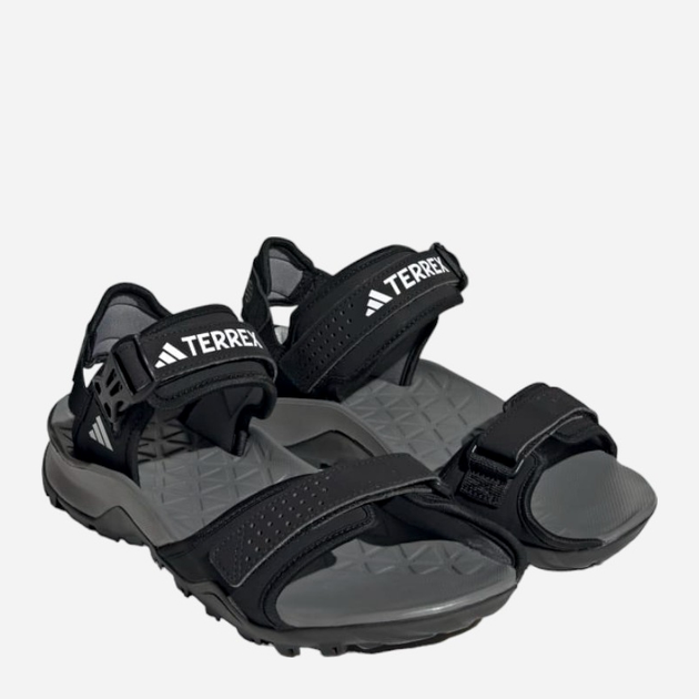 Чоловічі сандалії для трекінгу adidas Terrex Cyprex Sandal HP8655 44.5 Чорні (4066749514426) - зображення 2