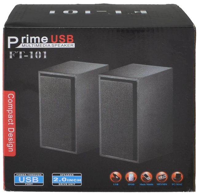 Компьютерные колонки акустика 2.0 USB 6 Вт (3W*2) FnT FT-101 дерево - Фото 4 Компьютерные колонки акустика 2.0 USB 6 Вт (3W*2) FnT FT-101 дерево - изображение 4