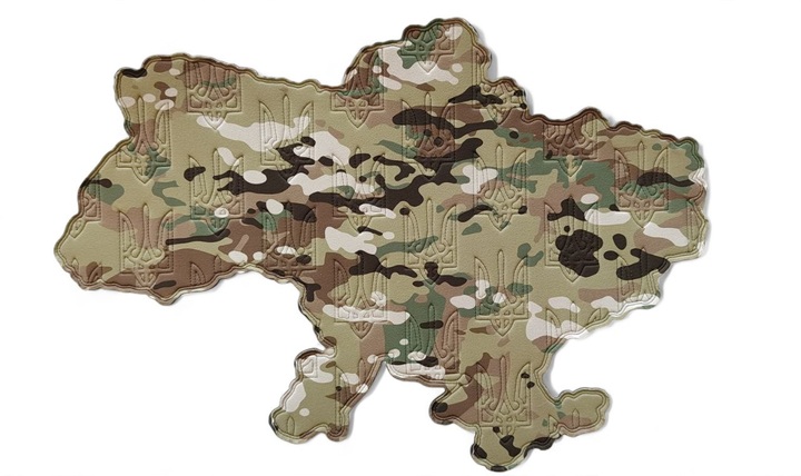 Велкро панель для шевронов Карта Украины мультикам - изображение 2