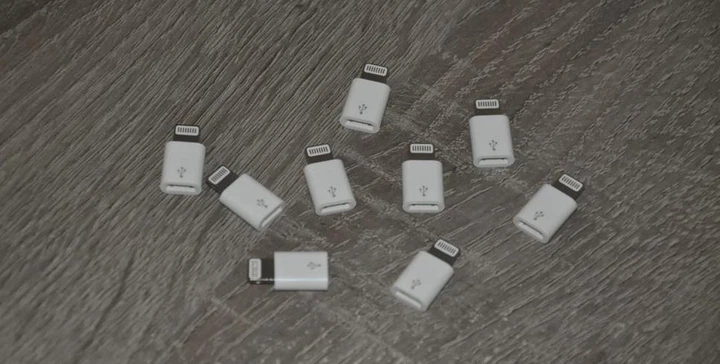 Перехідник адаптер micro USB - Lightning White - зображення 5