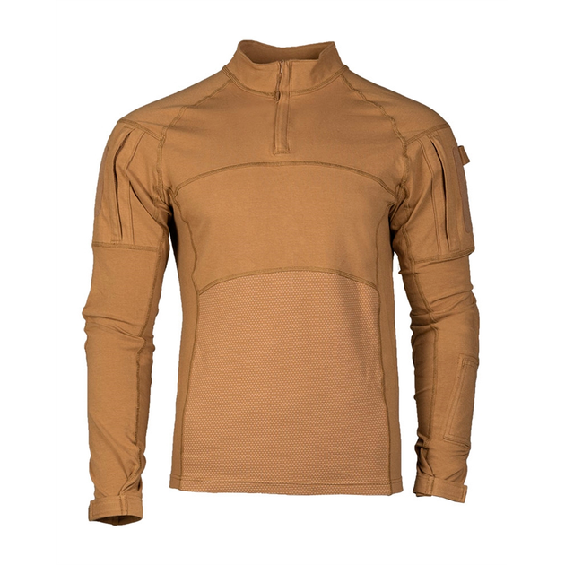 Рубашка тактическая под бронежилет Sturm Mil-Tec Assault Field Shirt S DARK COYOTE - изображение 2