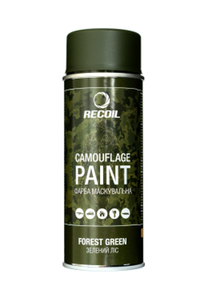 Краска маскировочная аэрозольная RecOil (Зеленый лес) - зображення 1