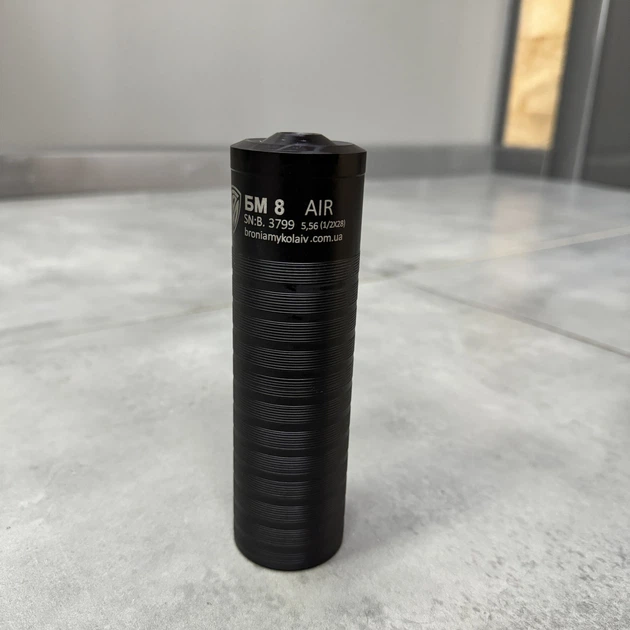 Глушник бойовий "БМ8 AIR" 5.56, різьба – 1/2×28, саундмодератор AR-15 - зображення 7