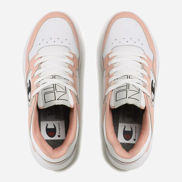 Sneakersy damskie na platformie Champion Z80 Platform S11577-WW006 37.5 (6.5US) 23.5 cm Biały/Różowy (8058132113046) - obraz 3