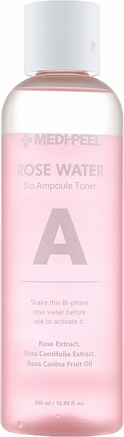 Тонер для обличчя Medi-Peel Rose Water Bio Ampoule 500 мл (8809409345710) - зображення 1
