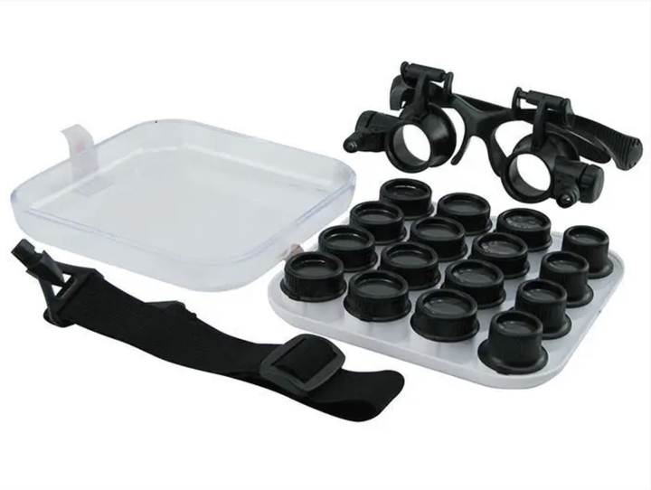 Ювелирная лупа Magnifier 9892G8KX LED 2.5X/4X/6X/8X/10X/15X/20X/25X - изображение 6