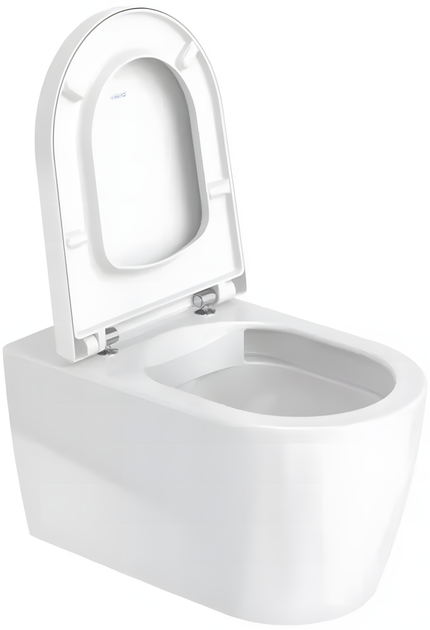 Унитаз подвесной Duravit Me By Starck 45290900A1 без ободка с крышкой Soft Close - изображение 3