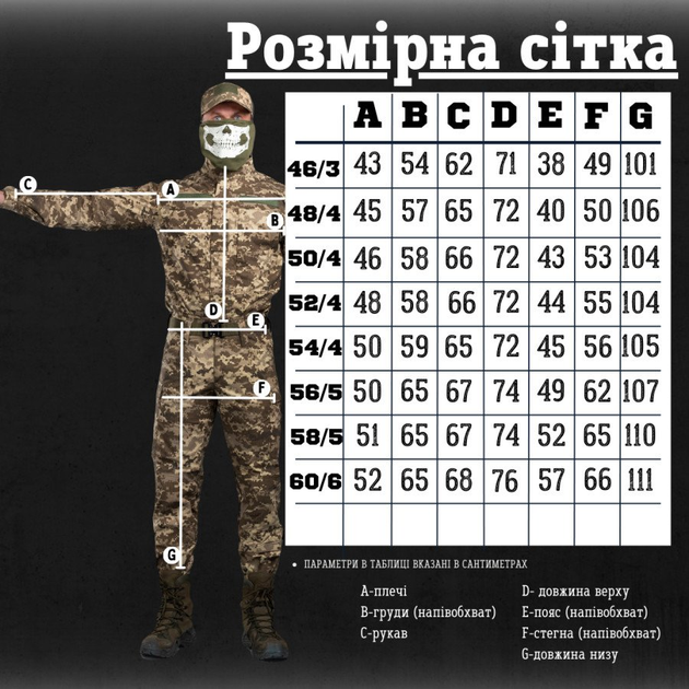 Статутний подарунок піксель мм костюм гост всу в бейсболка l - зображення 2