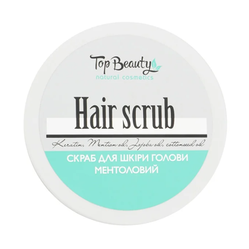Скраб для шкіри голови Top Beauty Hair scrub ментоловий, 250 мл - изображение 2