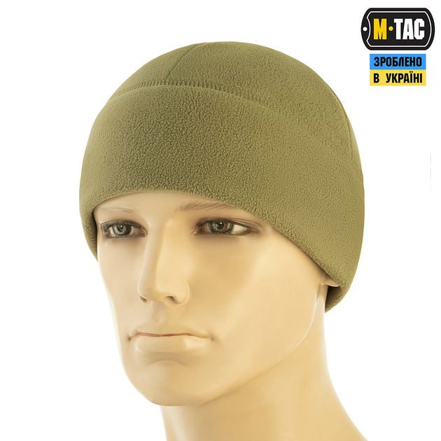 Шапка M-Tac Watch Cap Elite фліс (320г/м2) M Tan - зображення 1