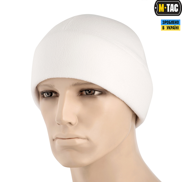 Шапка M-Tac Watch Cap Elite флис (270г/м2) М White - изображение 1