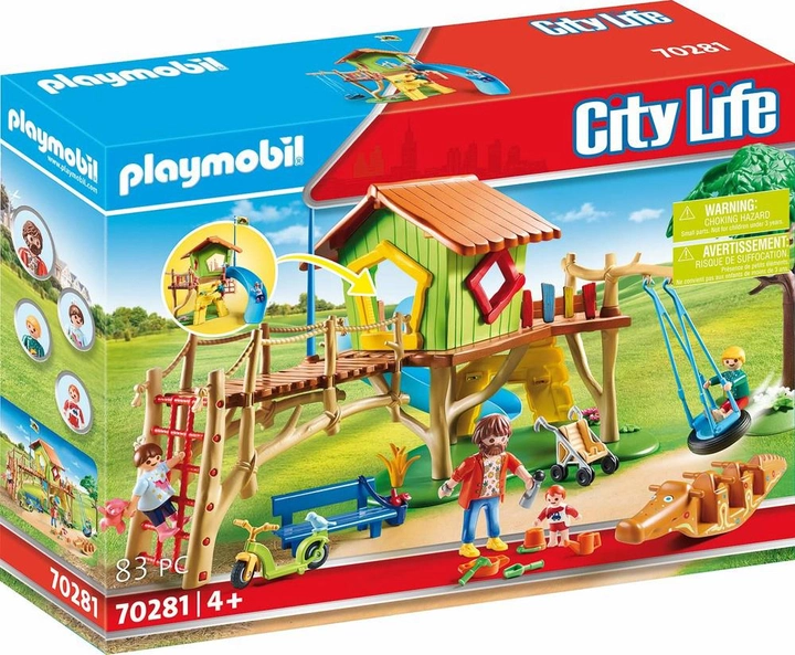 Zestaw do gry Playmobil 70281 Plac zabaw dla przygody (4008789702814) - obraz 1