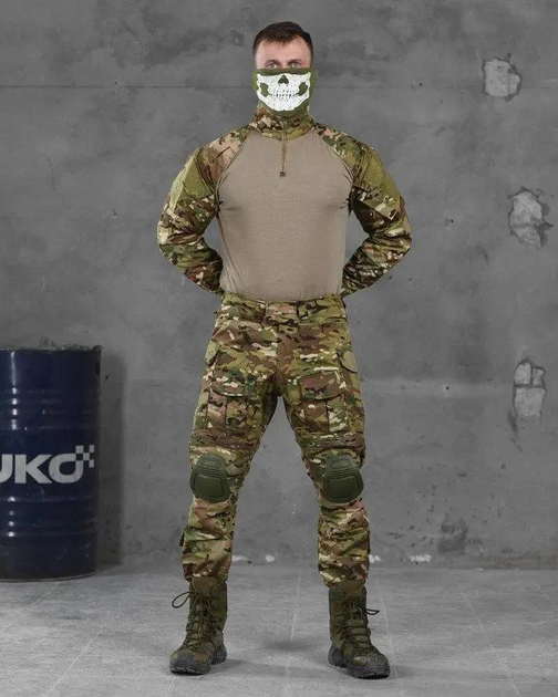 Тактический костюм Combat G3 с наколенниками штаны+убакс 3XL мультикам (86510) - изображение 1