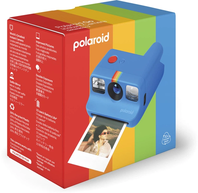 Aparat natychmiastowy Polaroid Go Gen 2 Blue (009147) - obraz 7