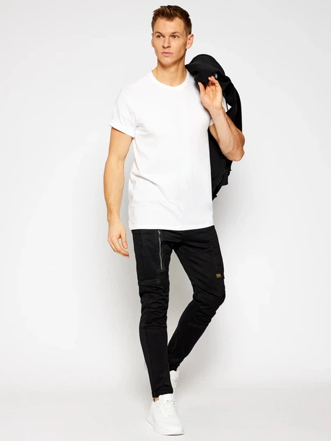 Zestaw koszulek męskich Calvin Klein Underwear 000NB4011E-100 L 3 szt Biały (8719853080726) - obraz 4