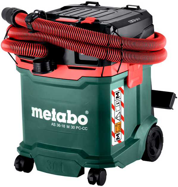 Пылесос аккумуляторный Metabo AS 36-18 M 30 PC-CC – фото, отзывы ...