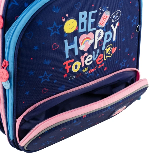 Рюкзак шкільний каркасний GoPack Education Be Happy GO24-597M-3 12.5 л - зображення 8