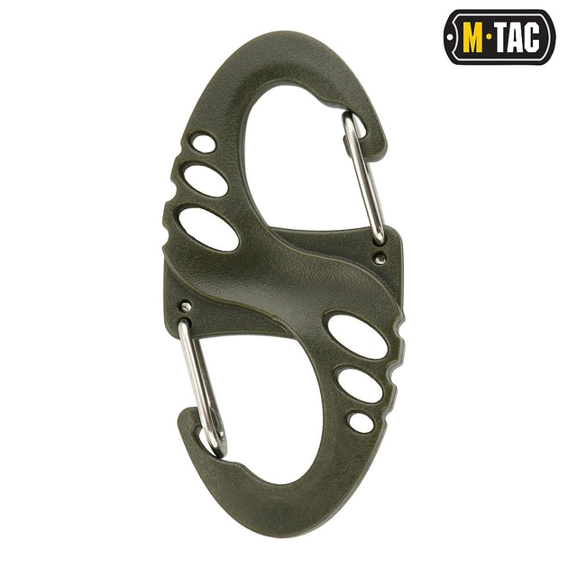 M-Tac карабин S-Hook пластиковый Olive - изображение 2