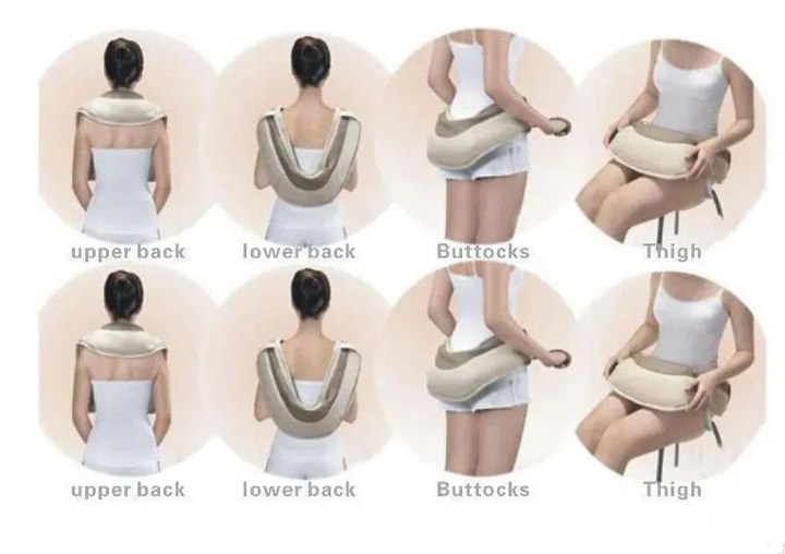 Вибромассажер Cervical Massage Shawls для шеи, плеч, спины и поясницы - изображение 3