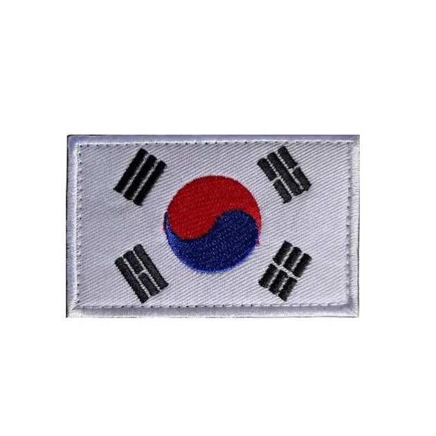 Шеврон SV в виде флага Южной Кореи 5*8 см (sv2673ko) - изображение 1