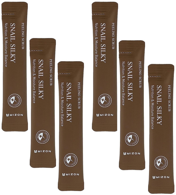 Пілінг- скраб Mizon Snail Silky Peeling Scrub 5 г х 40 шт (8809663754204) - зображення 2