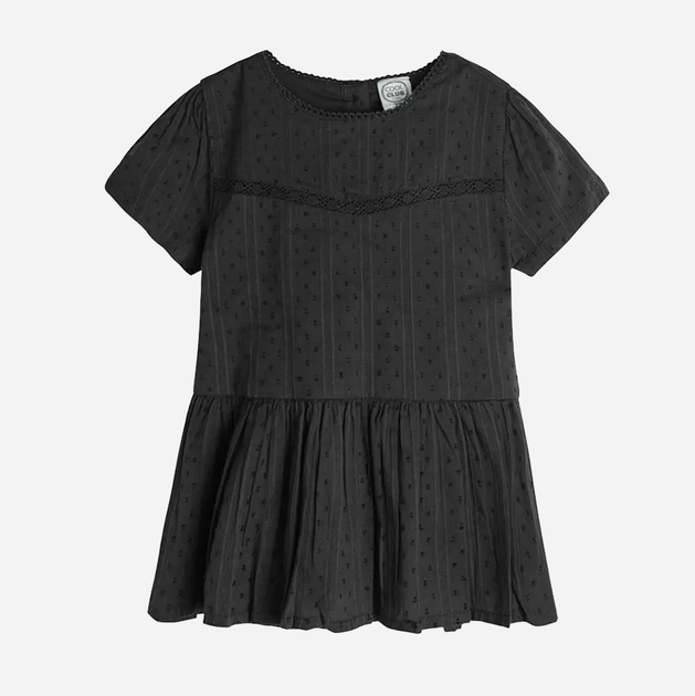 Дитяча блузка для дівчинки Cool Club CCG2411406 92 см Графітова (5903977190970) - зображення 1