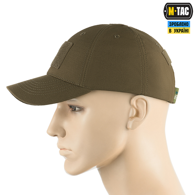 M-Tac бейсболка тактическая Elite Flex рип-стоп Dark Olive S/M - изображение 2