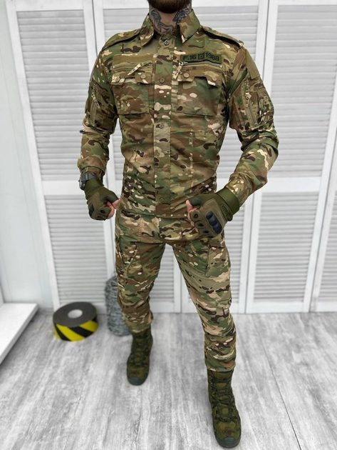 Тактический военный костюм M16 ( Китель + Штаны ), Камуфляж: Мультикам, Размер: XXXXL - изображение 1