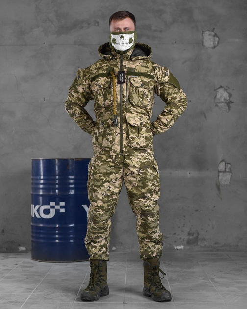 Тактичний військовий костюм XC/11 ( Куртка + Гідратор + Штани ), Камуфляж: Піксель, Розмір: L - зображення 1