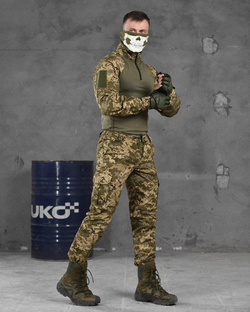 Тактический военный костюм BMP ( Убакс + Штаны ), Камуфляж: Пиксель, Размер: XXL - изображение 1
