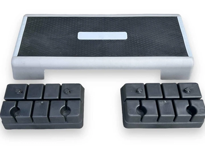 Степплатформа L99 х W36 х H15/20 см, сірий/чорний G-800989 - Фото 3 Степплатформа L99 х W36 х H15/20 см, сірий/чорний G-800989 - изображение 3