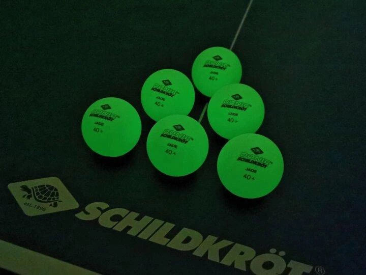 Кулі для настільного тенісу Donic Glow in the dark 40+ (Оригінал) 6 шт. - зображення 4